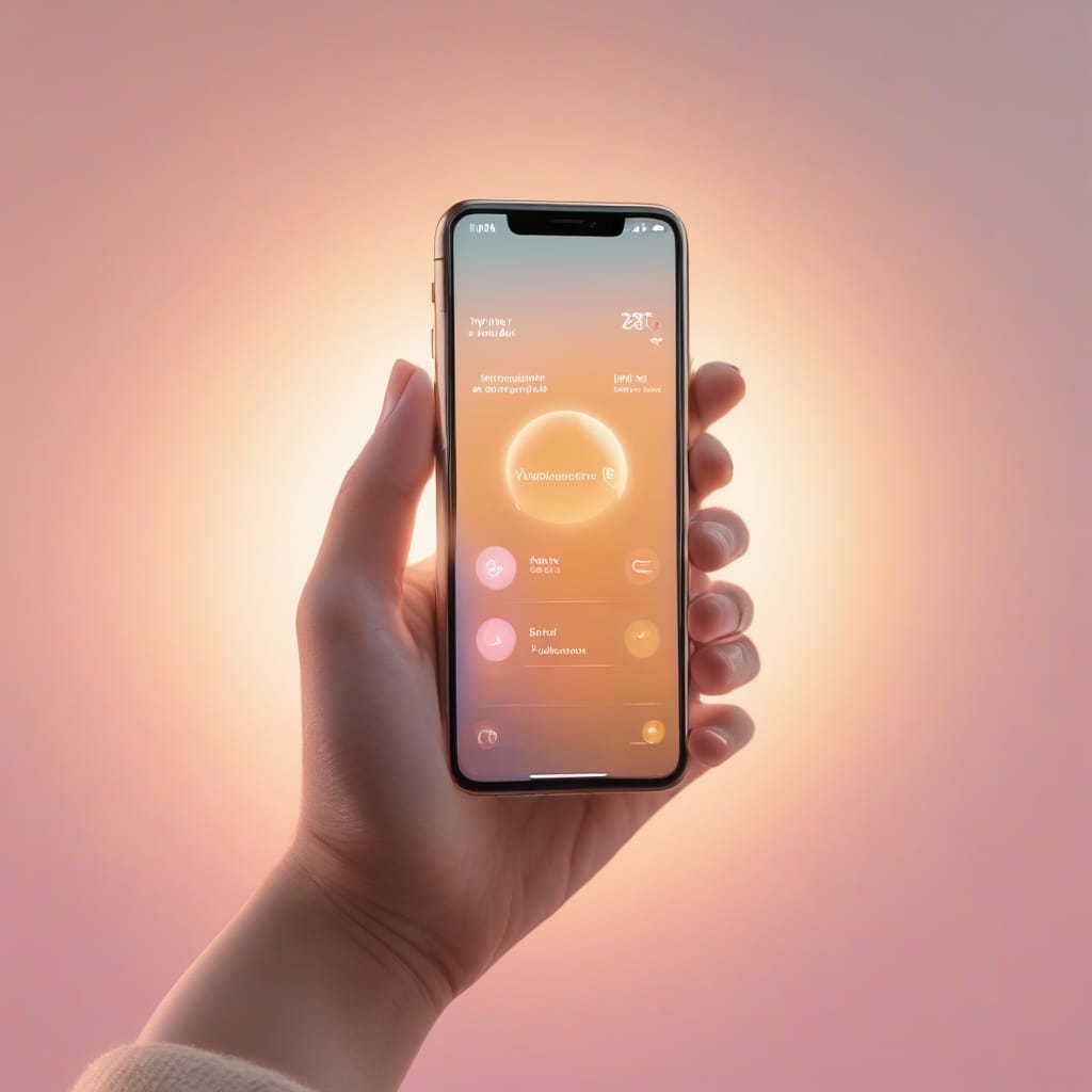 Voice assistant interface on a phone